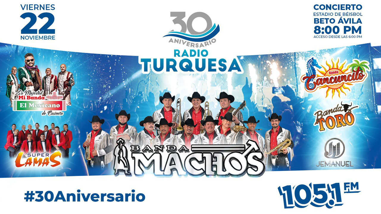 Radio Turquesa En Vivo desde Cancún, Quintana Roo, México