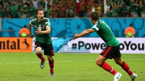 goles de mexico en brasil 2014